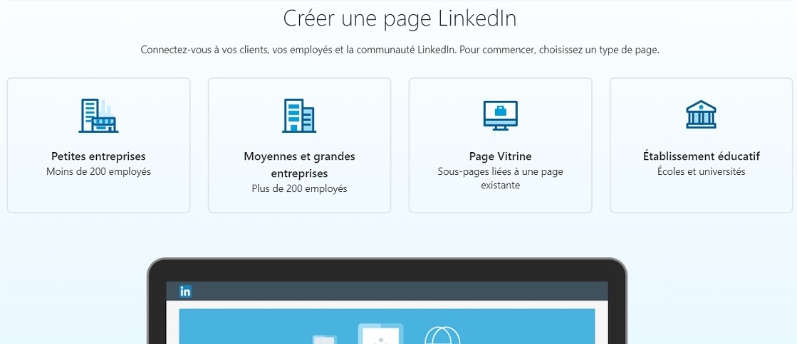 Page LinkedIn