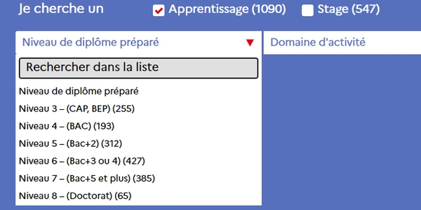 alternance dans la fonction publique : le nombre d'offres d'emploi est très élevé en ce dernier trimestre 2022. 