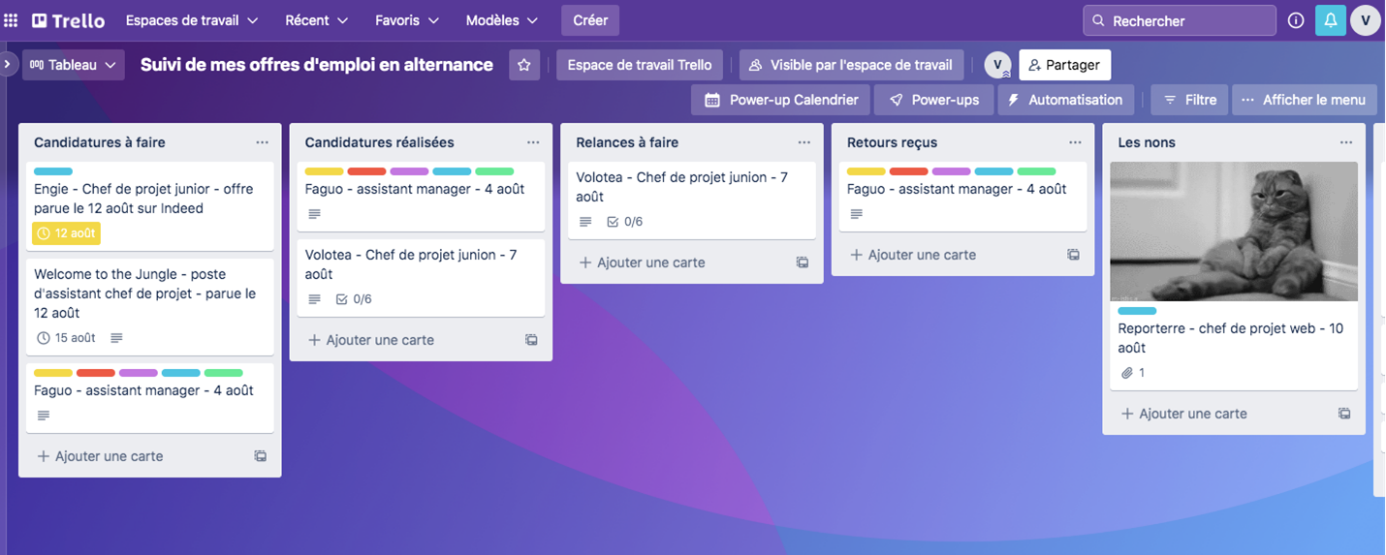 Certains outils en ligne peuvent vous aider à assurer le suivi de vos candidatures afin de décrocher une alternance plus facilement